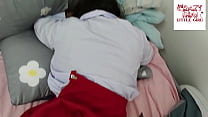 young asian 18 student red skirt sex so hard