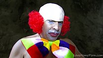 Busty Babe Gets Fucked By Clown Outdoors