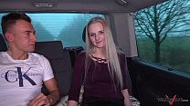 Blondie missed train & accept help from stranger in van where fucked hard