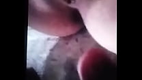 HuNNYBuNNz getting rammed with dildo while giving blowjob