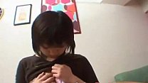Chinese chick shows her tiny pussy