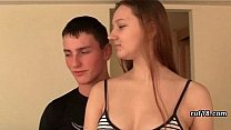 Hot kinky chick sucks and fucks for the cam