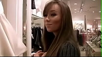 Cute Capri Anderson gets naked in a dressing room