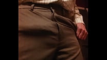 My horny bulge had to cum out