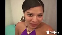 Latina Toni Chavez Gets A Mouthfull Of jizz