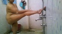 my gf.bathing