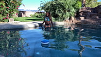 Don and Nina Nina Rivera gives Don Whoe a happy ending in the swimming pool Super Hot Films