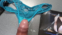 COMPILATION OF CUMSHOTS IN THE PANTIES OF HAIRY 58 YEARS OLD, STRAWS, EROTIC LINGERIE, BIG COCK, BIG DICK