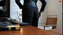 Very hot secretary, willing to do anything for a promotion