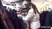 Fantastic czech cutie gets tempted in the mall and screwed in pov