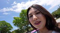 Sexy Asian Babe With Split Tongue Sucks Cock In Public- Sherrie Moon - TT S0E0