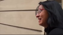 Pretty young small titted asian slut caught on the street gets analized