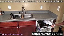 BlackBabe Sheisnovember Longblonde Hair Down To Her Cleaning Bareassed With Giant Hangers Bouncing And Puffynipples by Msnovember hd
