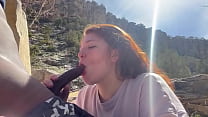 Sucking bbc in the canyon redhead