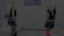 Blonde sluts Kimber Delice & Amanda Paris amazing interracial anal & DP with 3 massive cocks SZ1067