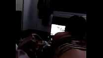 Fucked while watching porn
