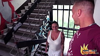 Horny Milf Gets Fucked By Her Blind Date in Warehouse