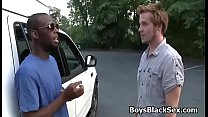 Poor white guy sucking black cocks to buy new tires 21