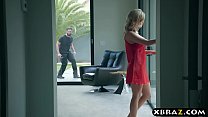 Young wife fucks a peeping tom because her husband wouldnt