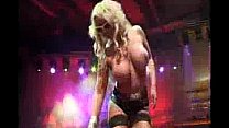 Big tits pornstar on stage toy