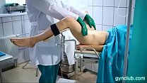 hard gynecological examination of a young patient(37)