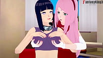 Hinata is my girl but Sakura get jealous and i fucked both becouse i hate naruto | Short version | hentai uncensored full story on Gold