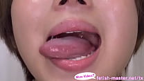 Japanese Asian Tongue Spit Fetish