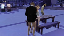[3D Game Porn] Outdoor Sex among the snow!