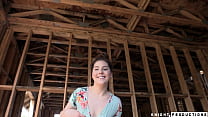 Sexy 18 Year Old Sucks Big Dick Outdoors in Abandoned House