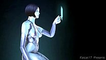 Halo Cortana fucking herself