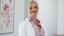 Big tits doctor caught masturbating her pussy during break by colleague who needs a rub as well.They masturbate together and on facesits the other