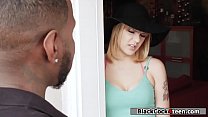 Teen Sailor Luna meets black guy and gets her wet pussy fucked