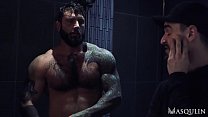Jay Dymel and Ryan Stone Fuck BareBack and get a Load of a Hunk