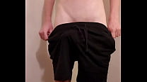 skinny twink gets his dick out and jerks off