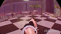 sexy gameplay milf japanese Nyotengy poledance using clothes christmast eve and showing sexy shitagi white and VR honoka jumping using bikini(VR - gameplay - doax))