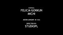 First time Felicia Gokkun, 15 guys, Cum in Mouth, Michi, Bukkake, 5on1, BBC, DP, Swallow
