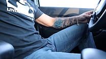 My Stepsister gave me a handjob while Driving (Public Cumshot)