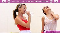VR Bangers Cute tennis players masturbating