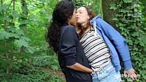 After Stroll in the Park, Amateur Lesbians Go Home and Make Love