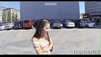 Glamorous chick is letting hunk fuck her for the sake of specie