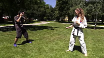 karate kicking 999