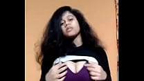 Indian girl removing dress