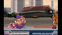 Muscular lady in hentai xxx erotic game video