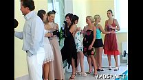 Smutty birthday party turns into a wild and sexy orgy