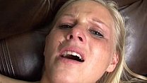 Amateur teen blowjob and anal with huge creampie