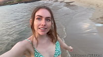 Nature Girl Discovers Cock