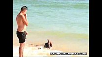Two Horny Twinks Fucking On The Beach