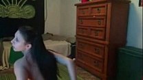 Hot petite girl dancing on webcam show