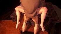 Hot Tavern Girl Waitress Gets Fucked on the Table | 3D Porn