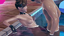 Tracer Overwatch missionary hotfuck in a pool with massive cumshot 3d POV (sound sfm)